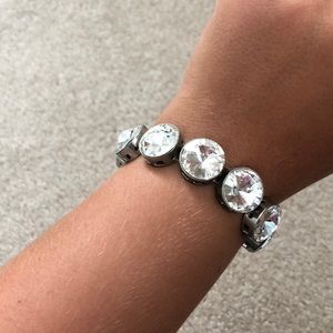 Jeweled chunky bracelet